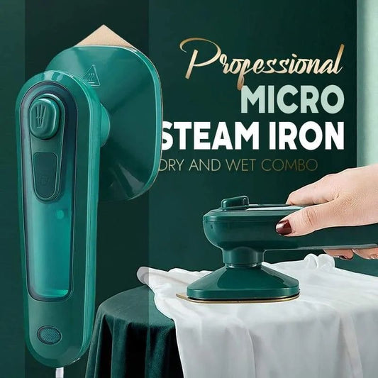 Portable Mini Electric Steam Iron – Handheld Garment Steamer for Clothes